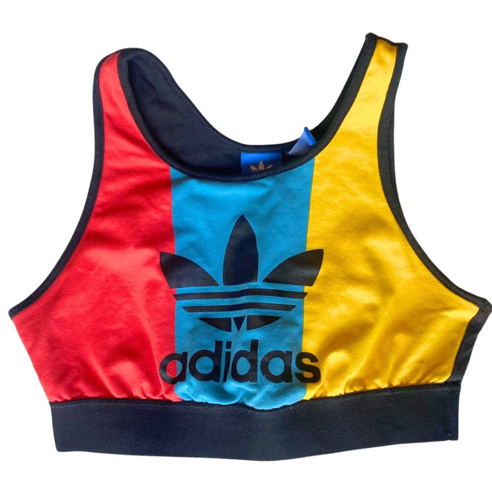 rare Adidas primary color bralette